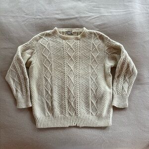 Vintage Hand Knit Fisherman Sweater